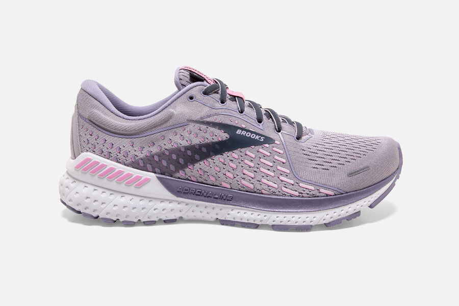 Brooks Adrenaline GTS 21 Road Running Shoes - Womens - Pink - ZW4970258